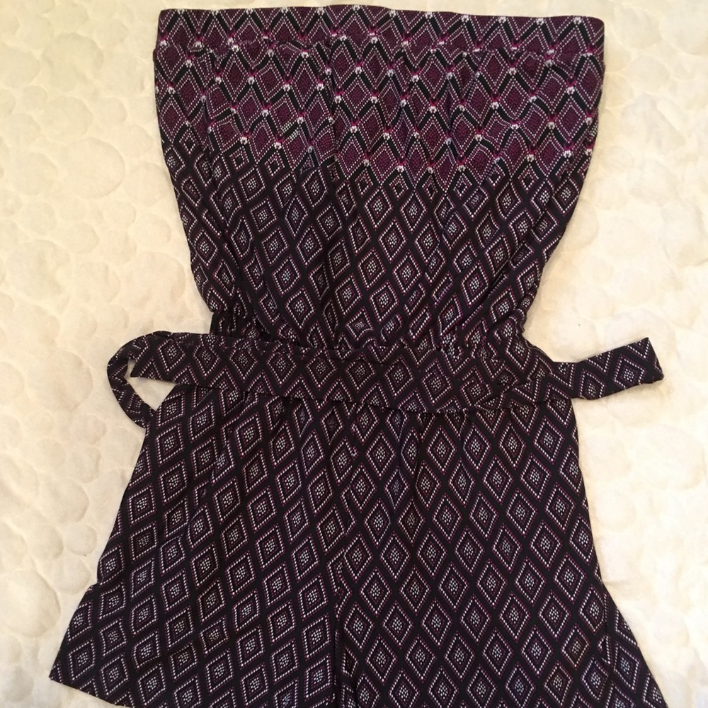 NWT White House Black Market strapless Romper